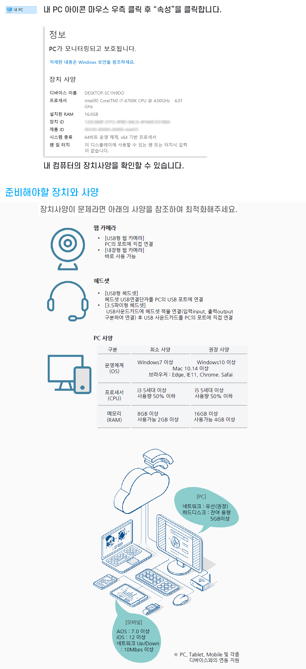 PC원격지원절차